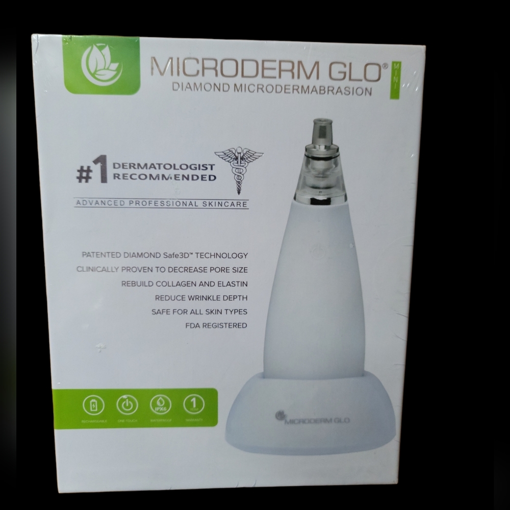 Microderm Glo Diamond Microdermabrasion Mini New Still in Plastic